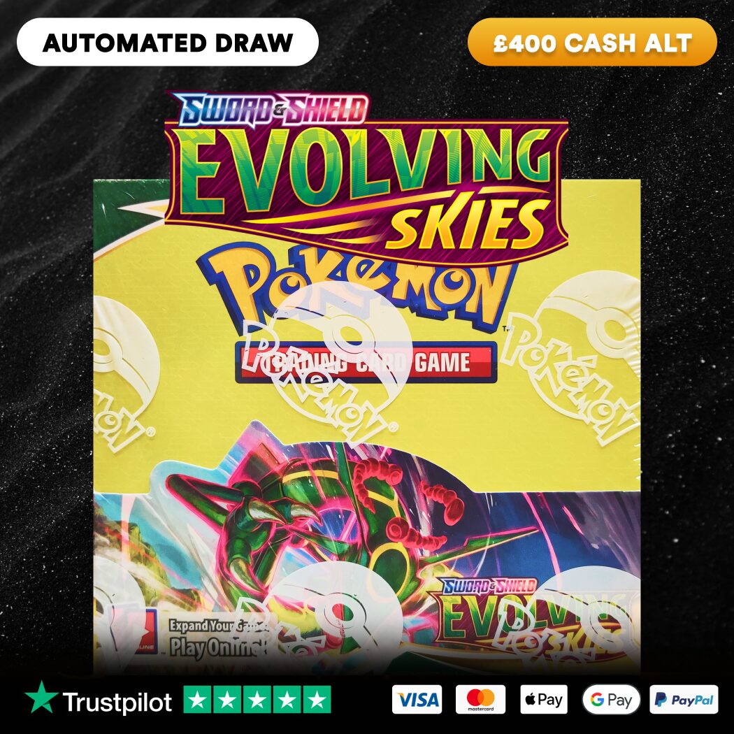 Pokémon EVOLVING SKIES Booster Box (AUTO DRAW) WinWink