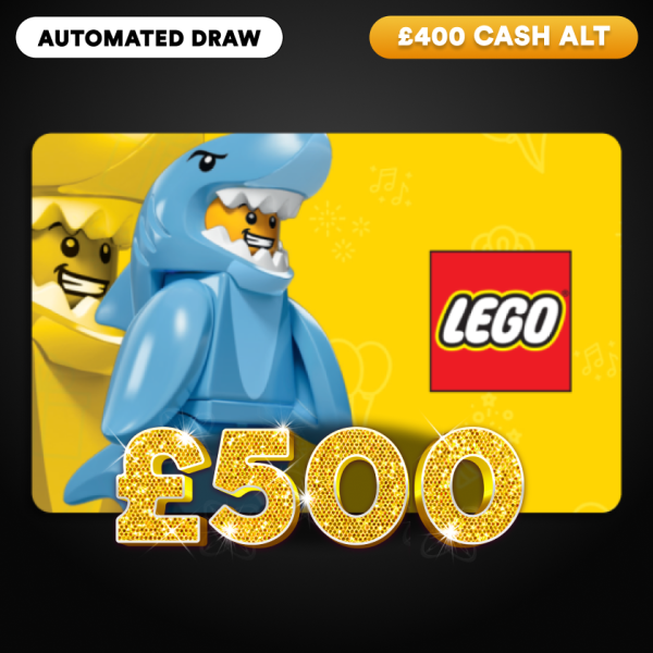 £500 LEGO VOUCHER + £500 INSTANT WINS