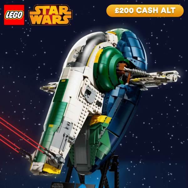 LEGO STAR WARS Jango Fett's Firespray-Class Starship (AUTO DRAW) + £500 Instant Wins