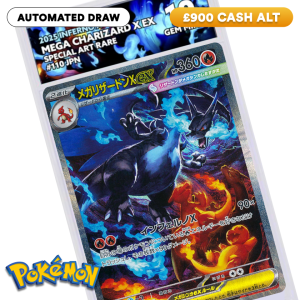Pokémon ACE 10 Inferno X Mega CHARIZARD X EX (AUTO DRAW)