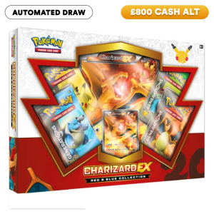 Pokemon Charizard EX Red & Blue Collection Box! (AUTO DRAW)