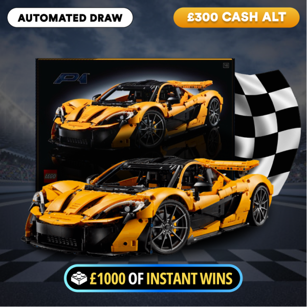 LEGO Mclaren P1 (AUTO DRAW) + £1000 Instant Wins
