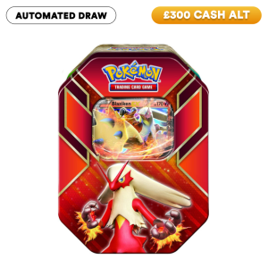 Pokemon Hoenn Power Blaziken‑EX Tin (AUTO DRAW)