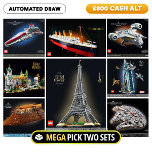THE MEGA CHOOSE TWO LEGO SETS! (AUTO DRAW)