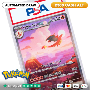 Pokémon PSA 10 CHARIZARD EX Japanese (AUTO DRAW)