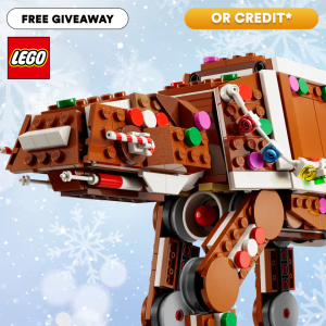 ✨ FREEBIE SATURDAY ✨ LEGO Gingerbread AT-AT or WinWink Credit!