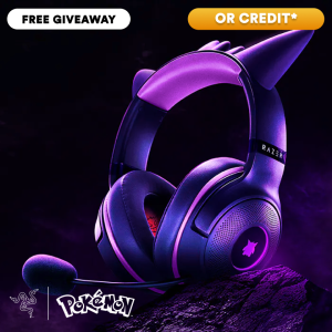 ✨ FREEBIE SATURDAY ✨  RAZER Pokémon GENGAR Headset or Credit!