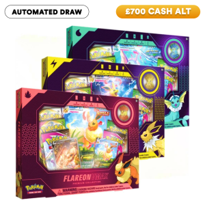 Pokemon 3x VMAX Premium Collection Vaporeon, Jolteon, Flareon (AUTO DRAW)