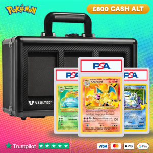 Pokémon PSA 10 Charizard, Blastoise & Venusaur 🔥🌊🌿 & PREMIUM VAULTED Card Case