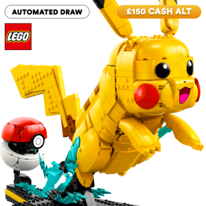 NEW! LEGO Pokémon Pikachu and Poké Ball Set (AUTO DRAW)
