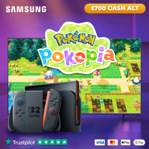 Nintendo SWITCH 2 Pokémon Pokopia + 55" SAMSUNG 4K TV Bundle!