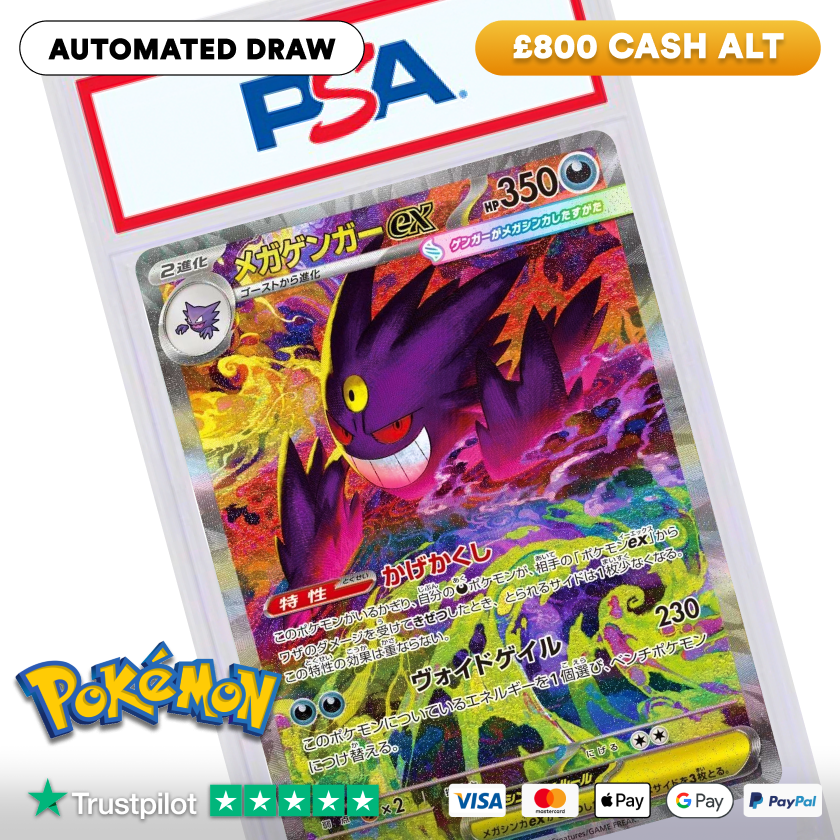 t*o様 ポケモンカードMEGA GENGAR-EX PSA10 350HP Pokémon MEGA GENGAR ex PSA 10 Japanese! (AUTO DRAW) - WinWink