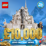£10,000 LEGO Instant Wins! LORD OF THE RINGS Minas Tirith Grand Prize